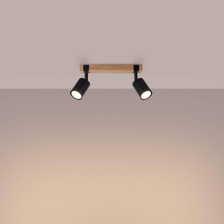 Plafon FAGER 2 czarny (SL.1344) - Sollux Lighting