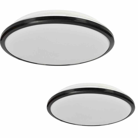 Plafon TERMA BLACK 18W LED IP44 ?280 mm (ML6402) - Milagro