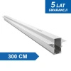 Szyna magnetyczna podtynkowa LL-20D 300cm Biała - DomenoLED