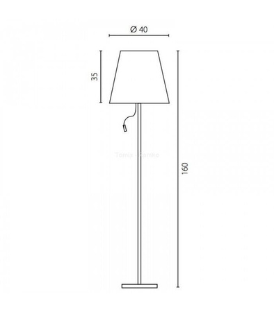 Lampa podłogowa Fjara II (67888) Ramko