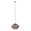 Lampa wisząca Boho jutowa 41x41x128cm (104666) - DIJK