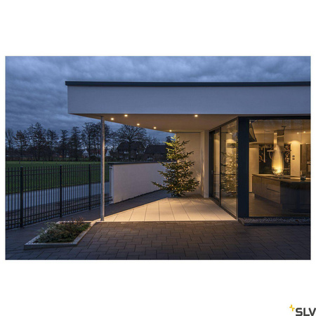PATTA-I, lampa wpuszczana, LED, 3000K, okrągła, biała matowa, 38°, z zasilaczem (114421) - SLV