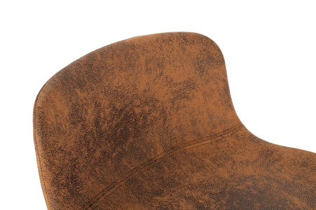 Krzesło barowe STOR PU regulowane  brązowe (KH010100942) - King Home