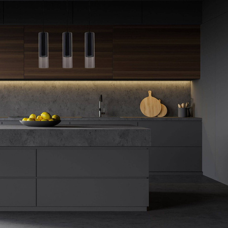 Manacor 1 wisząca czarna (LP-232/1P BK) - Light Prestige