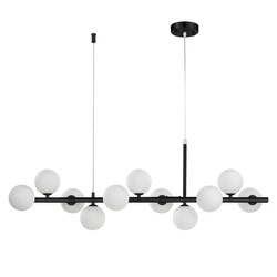 Lampa wisząca MINI MOON czarna 100 cm (ST-8118P-11 black) - Step into Design