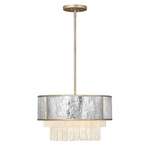 Lampa wisząca/ Półplafon Reverie - 4 źródła światła (QN-REVERIE-4P-CPG) - Quintiesse