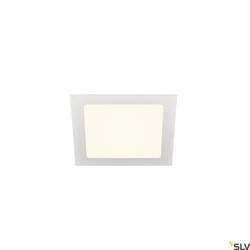 SENSER 18 DL, wewnętrzna oprawa sufitowa wpuszczana LED, prostokątna, biała, 4000 K (1004698) - SLV