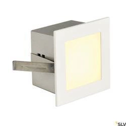 FRAME BASIC, lampa wpuszczana, LED, 3000K, kwadratowa, kolor biały matowy, ze sprężynami piórowymi (113262) - SLV