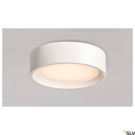 PLASTRA, lampa sufitowa, LED, kolor biały, gips, 3000K (148005) - SLV
