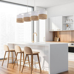 Lampa wisząca LINOBIANCO 4 PŁ (6576) - TK Lighting