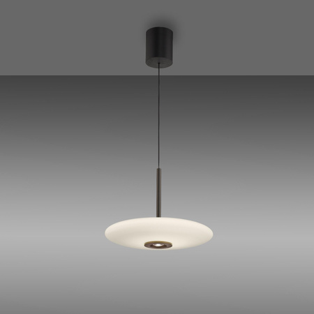 Lampa nad stół z pilotem i z płynną regulacją wysokości PURE E-VITRUM CIEMNOBRĄZOWY (2084-34) - Paul Neuhaus