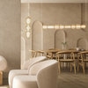PENDANT LED LIGHT 12W 3000K METAL-GLASS,GOLD-CHAMPAGNE (23062 Zambelis) - Zambelis