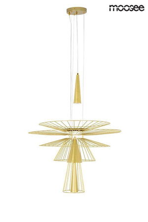 MOOSEE lampa wisząca SESTO złota (MSE010100336) - Moosee
