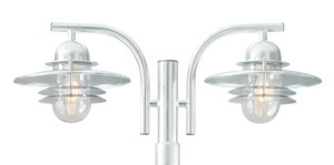 Latarnia OSLO 2014 GALVANIZED E27 2X57W EEI A+..D Norlys