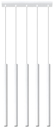 Lampa wisząca PASTELO 5 biała (SL.0468) - Sollux