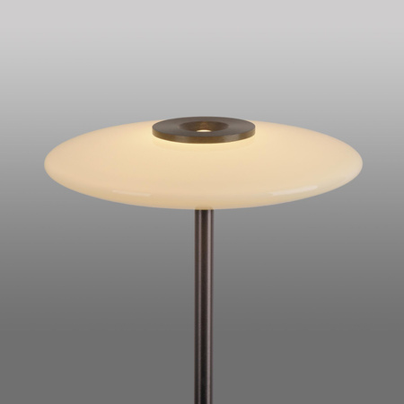 Lampa podłogowa z dotykowym ściemniaczem PURE VITRUM CIEMNOMETALOWO-BRĄZOWY (481-34) - Paul Neuhaus