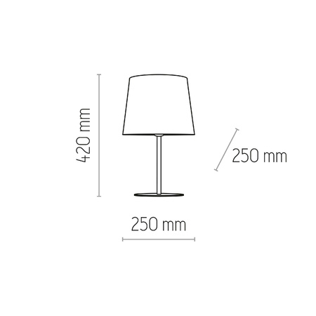 Lampka nocna CHICAGO LINEN (5150) - TK Lighting