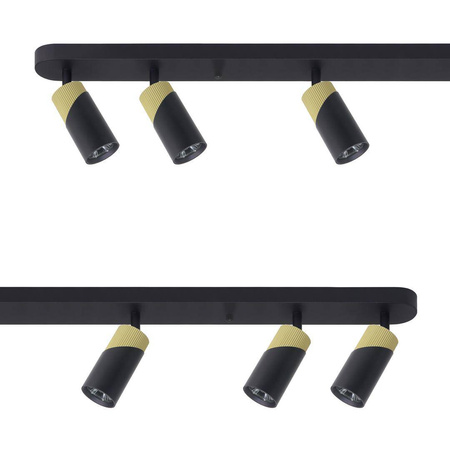 NEO BLACK GOLD SPOT 6xGU10 (ML0283) - Milagro