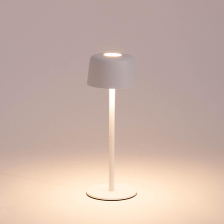 Lampa na stolik ogrodowy BIAŁA/WHITE (ETLED-658-WH) - Zuma Line