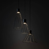 Lampa wisząca MODESTO BLACK 3 KOŁO (10187) - TK Lighting