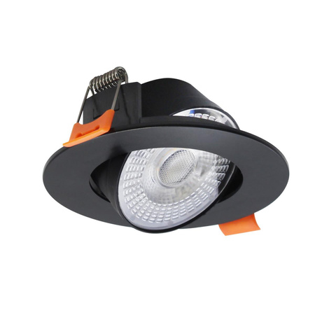 Ruchome oczko podtynkowe Plus czarne LED CCT (LP-1506/1RS BK) - Light Prestige