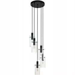Lampa wisząca MONTEFINO czarna (97368 - EGLO) - żyrandol