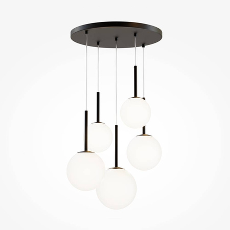 Lampa wisząca Basic form 5 czarna (MOD321PL-05B) - Maytoni