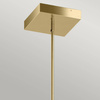 Lampa wisząca LED Ciri - Biała/ Szampańskie złoto (QN-CIRI-P-WH) - Quintiesse