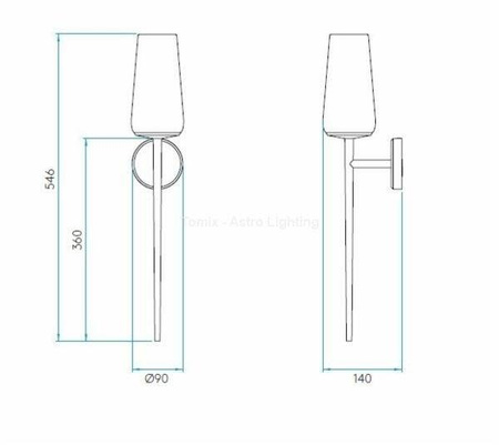 Kinkiet Deauville chrom (1388001) Astro Lighting