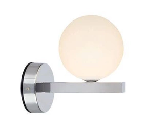 Kinkiet STREAM 1L CHROME/WHITE IP44  (107625) - Markslojd