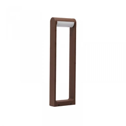 Nowoczesna lampa stojąca na ogród FRAME 60 4000K CORTEN (AZ6632) Azzardo