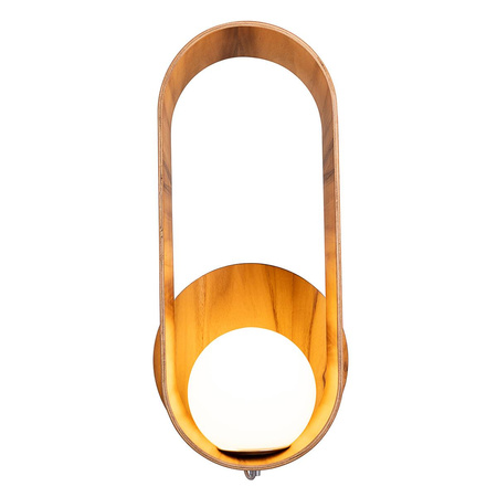 Kinkiet Sfera (QN-SFERA-WB-L-TEAK) - Quintiesse