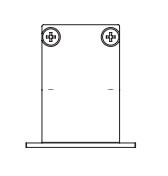 END CUP FOR MAGNETIC TRACK 2084 BLACK (20108-B Zambelis) - Zambelis