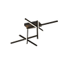 CEILING LIGHT 46W 3000K ALUMINIUM BLACK (22027 Zambelis) - Zambelis