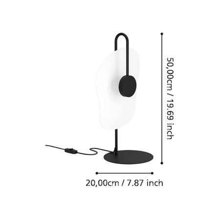 Lampa Stołowa LARDERIA czarna (390208) - EGLO