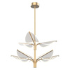 Duża lampa wisząca LED Floriana - Naturalny mosiądz (QN-FLORIANA-8P-L-NBR) - Quintiesse