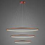 Lampa wisząca Ledowe Okręgi No.3 Φ80 cm in 3k miedziana Altavola Design (LA075/P_80_in_3k_copper) - ALTAVOLA DESIGN