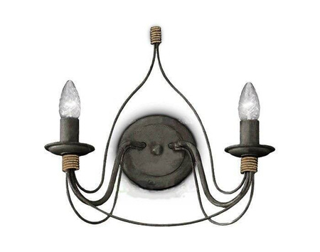 Kinkiet CORTE AP2 kol. rdzawy (057200) Ideal Lux