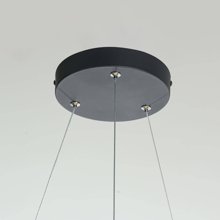 Wisząca Reus LED  czarna (LP-8069/1P LED BK) - Light Prestige