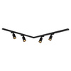 Zestaw Pipe Track Czarny 4xGU10 1,5m (ML1165) - Milagro