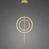 Lampa wisząca Linea No.5 60/40cm złota 3k (LA087/2P_60_40_100_3k_gold) - ALTAVOLA DESIGN