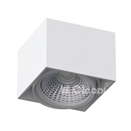 TITO C2 stropowy max. 1x13W, GU10, 230V, czarny głęboki (mat struktura) RAL 9005 (T113C2116) - Cleoni