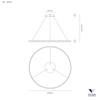Lampa Wisząca LENS Ø 100 cm (0071.33) - Vivida