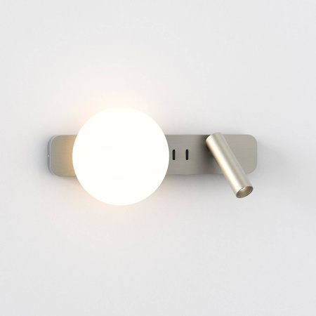 Lampka do Czytania Zeppo Reader Matowy Nikiel (1176010) - Astro Lighting