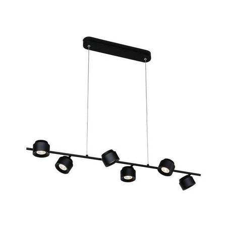 Puric Pane I lampa wisząca LED 6x4,5W 3-st ściem Czarny/Szary 230V metal/twszt (PL79773) - PAULMANN