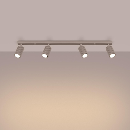 Plafon KARBON 4L taupe (SL.1765) - Sollux Lighting