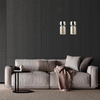 Podwójna lampa wisząca Nivio dymna 2xE27 (LP-2811/2L AM) - Light Prestige