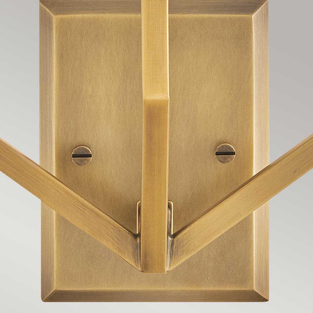 Kinkiet Moore - 3 źródła światła - Klasyczny mosiądz (HK-MOORE-WB3-HB) - Elstead Lighting