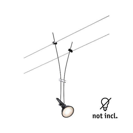 System linkowy Spot Comet max1x50W Czarny mat GU5,3 12V metal (PL94489) - Paulmann