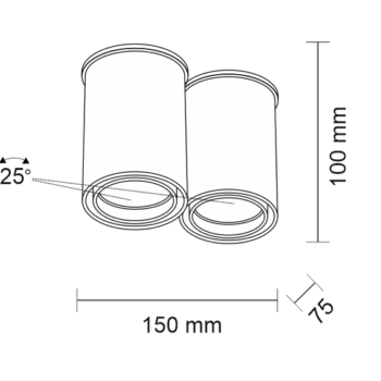 Oprawa natynkowa OSAKA (biały) (7023) - Shilo
